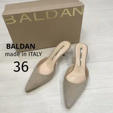 두지엠 클라세 BALDAN 스웨이드 포인트 뮬 36
