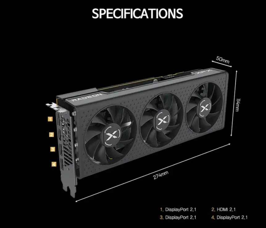 xfx qick308 - amd radeon rx 6600xt 2개