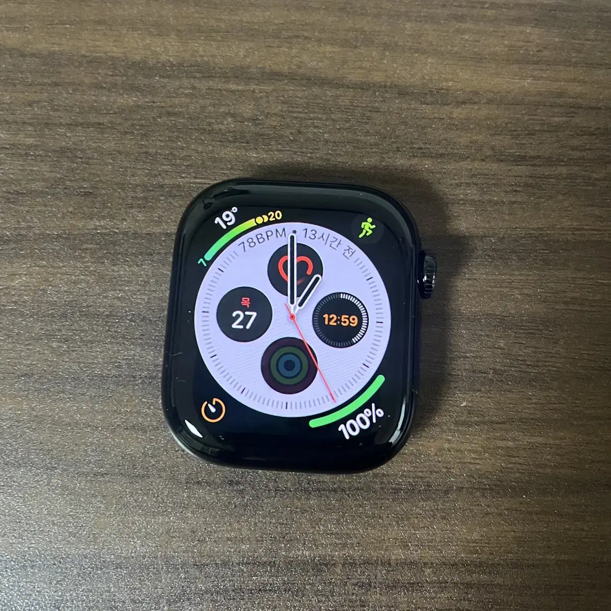 애플워치10 42mm gps 블랙