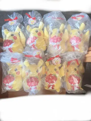 8종 세트 봉제 인형 For You! 피카츄와 글라시디어의 꽃과 부케