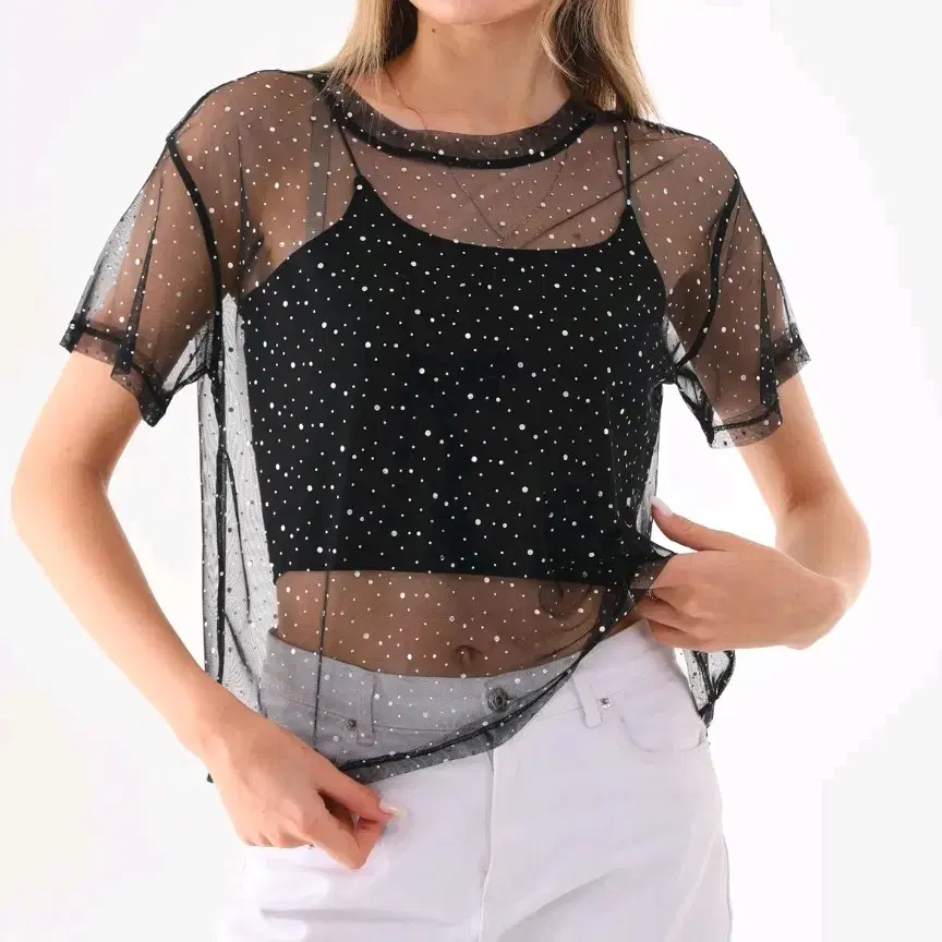 H&M 시스루티 새상품