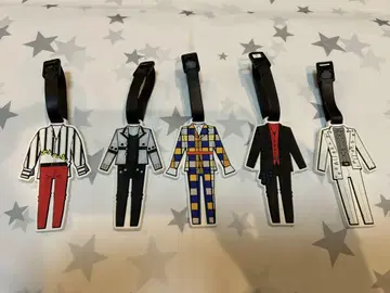 SHINee FIVE 태민 의상 디자인 러기지 택 5개 세트