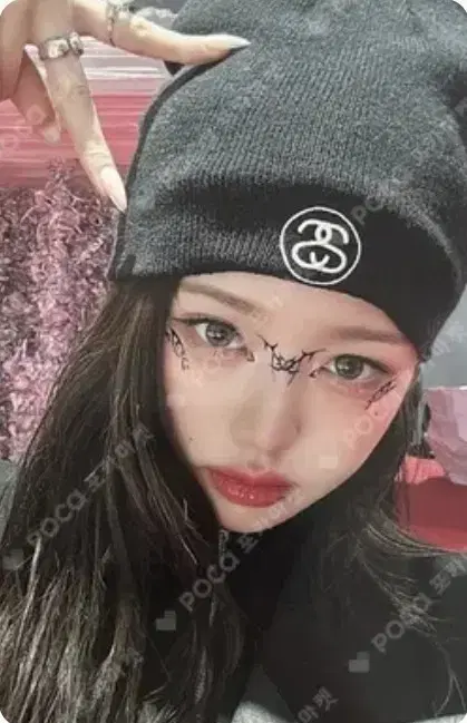 아이브 장원영 스위치 뮤직코리아 흑이브버전 포카 팝니다