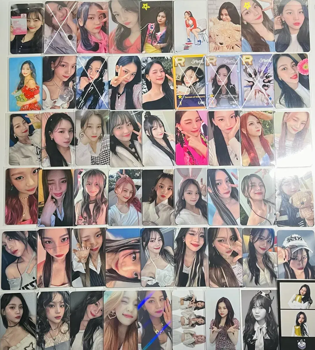 (사진 4장)비비지 여자친구 엄지 포카 미공포 양도