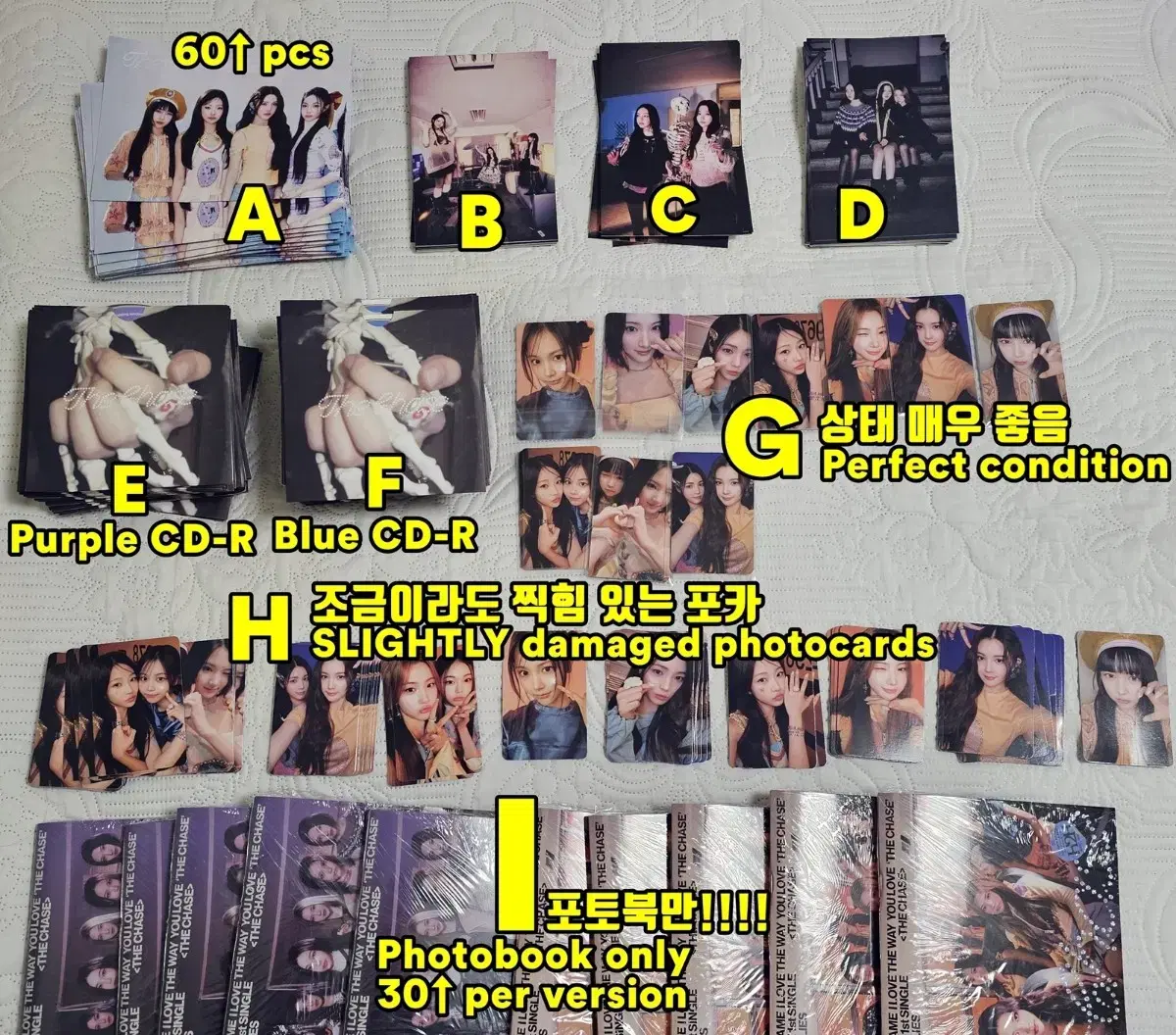 Hearts2hearts 하츠투하츠 photocard Poca, CD Components