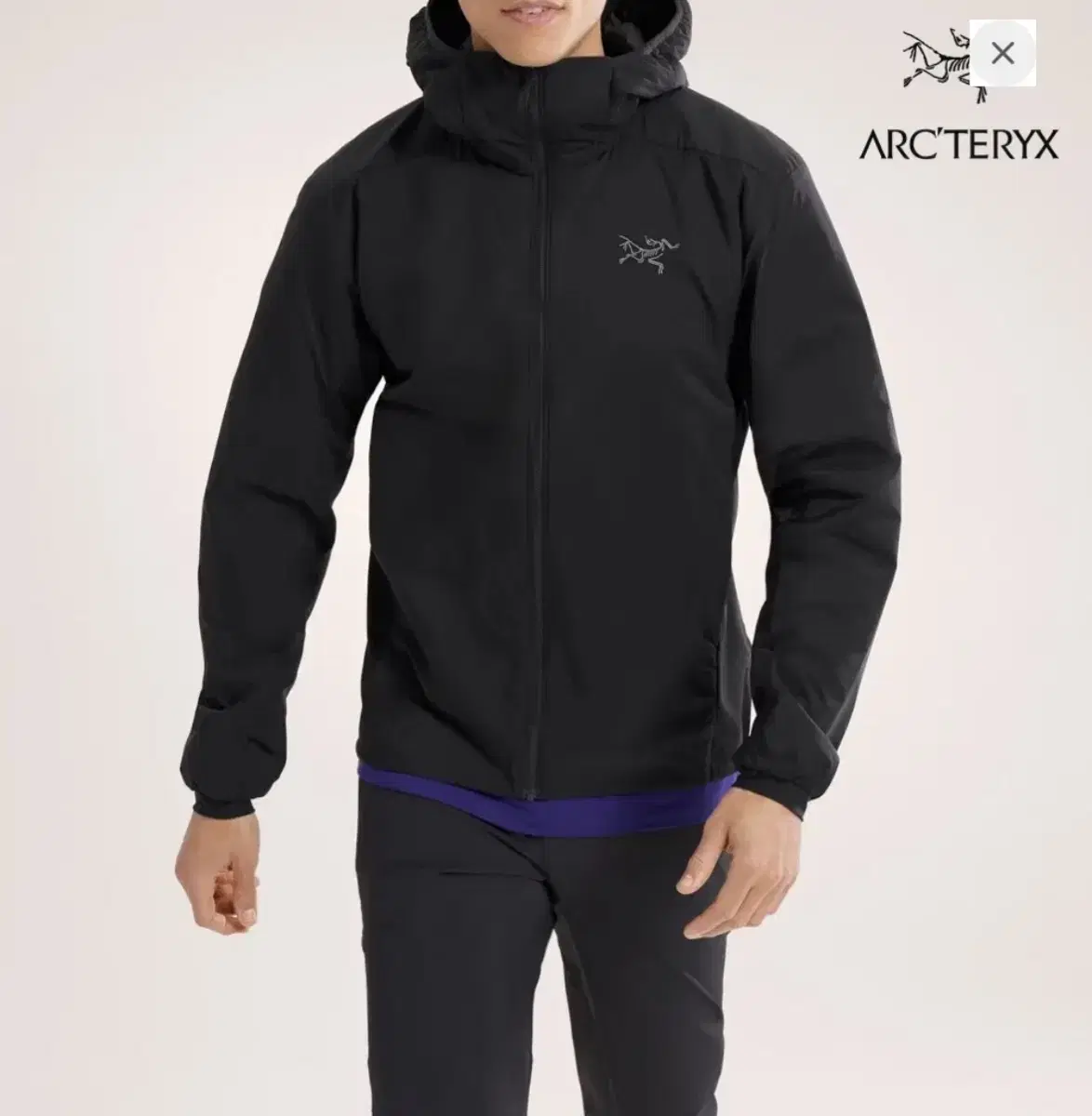 25SS 아크테릭스 아톰 자켓 (Black)