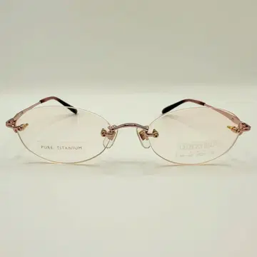 Georges rech 안경테 무테 핑크 골드 일본제