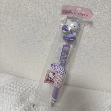 산리오 키티 라벤더 체크 볼펜 홋카이도