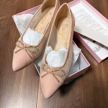 Bridget Birkin 브리짓 버킨 레이스 핑크 펌프스 24cm