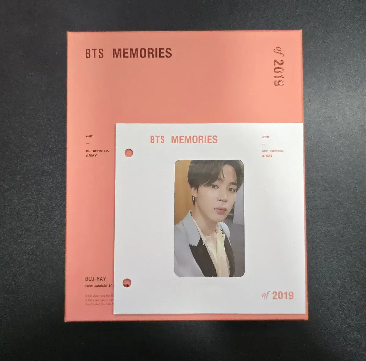 방탄소년단 2019 메모리즈 블루레이 지민포카BTS 2019