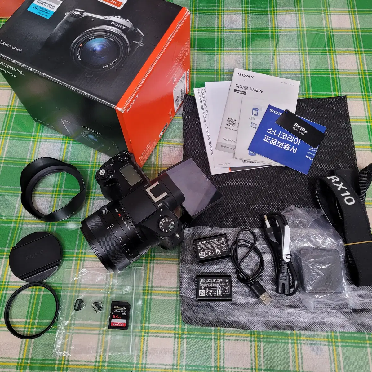 소니 RX10 M2 mark2 하이브리드 카메라 박스풀셋 미러리스