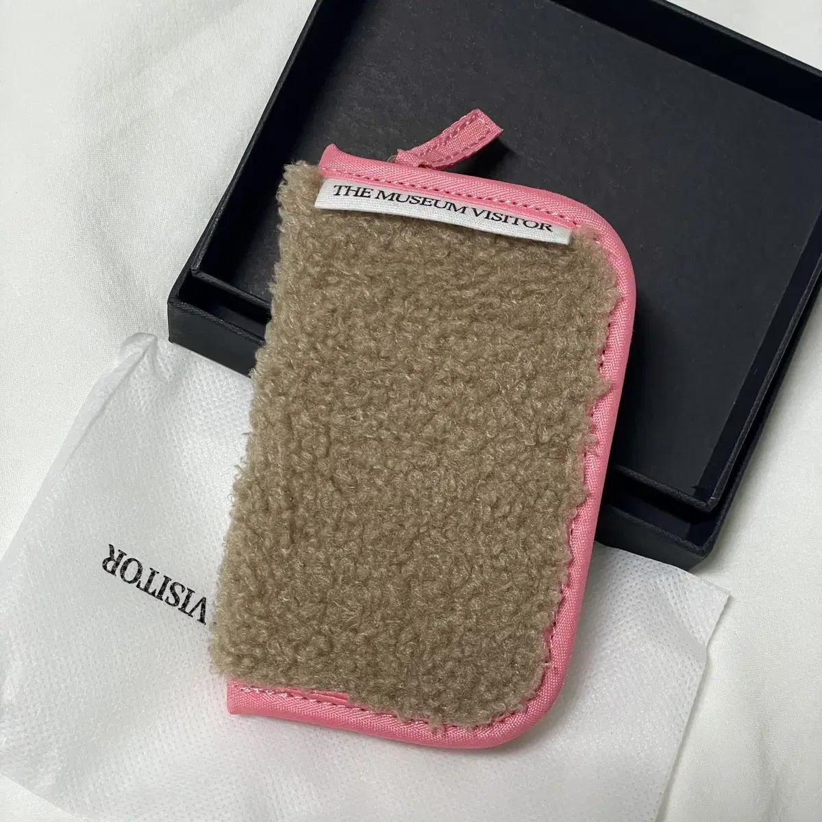 [THE MUSEUM VISITOR]★韓国人気★FLEECE WALLET FLEECE WALLET (NAVY) : THE MUSEUM VISITOR