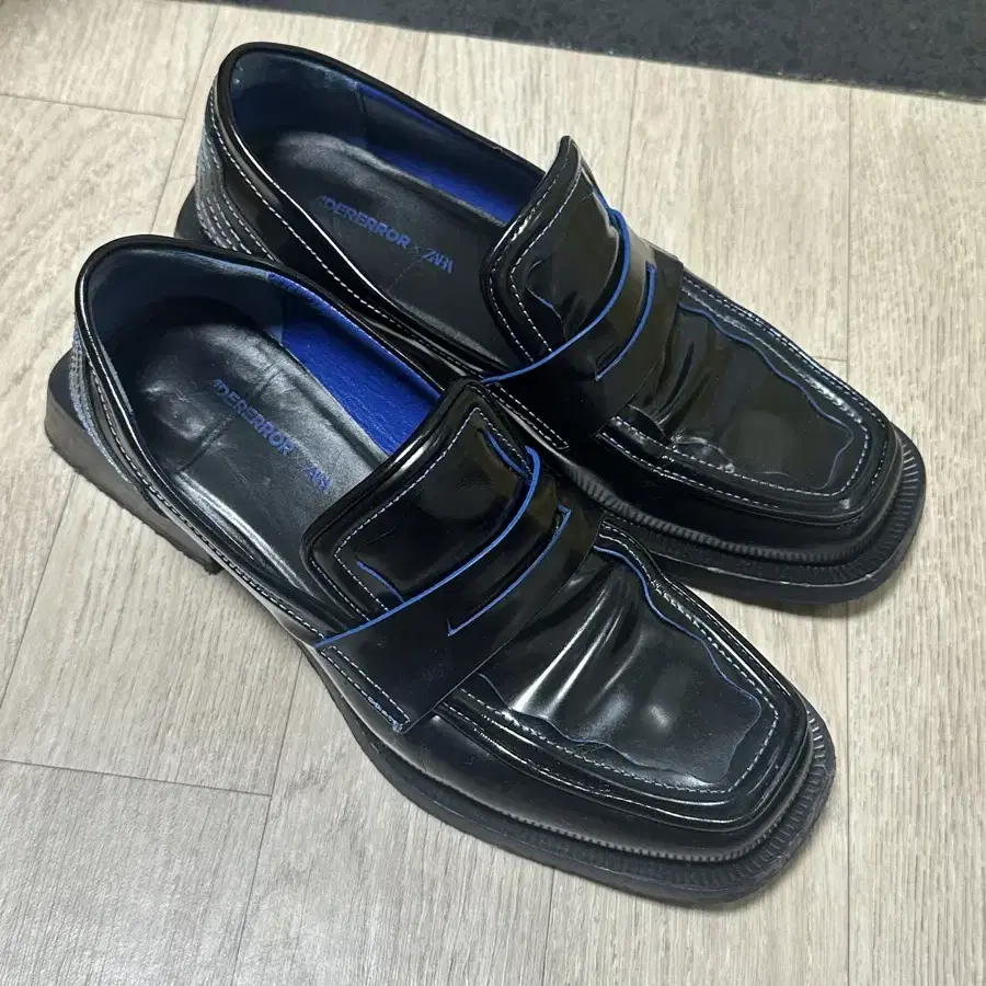 【ADERERROR】 Zara x Ader Error Leather Loafers Black Zara x Ader Error Leather Loafers Black | eBay