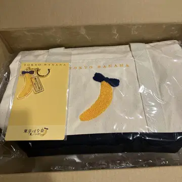 도쿄 바나나 바나나 자수 토트백 한정판
