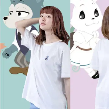 비스타즈 SD 캐릭터 자수 티셔츠/레고시