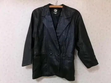 94358 여성용 가죽 자켓 블랙 40