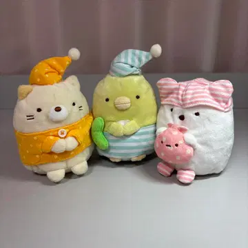 스미코구라시 봉제 인형 3개 세트 캐릭터 굿즈