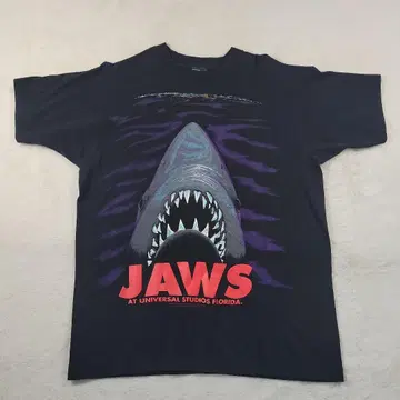 90s JAWS 턱스 티셔츠 XL 빈티지