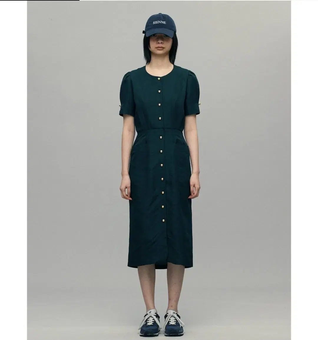 Céline Julia Goldish Dress (Green)