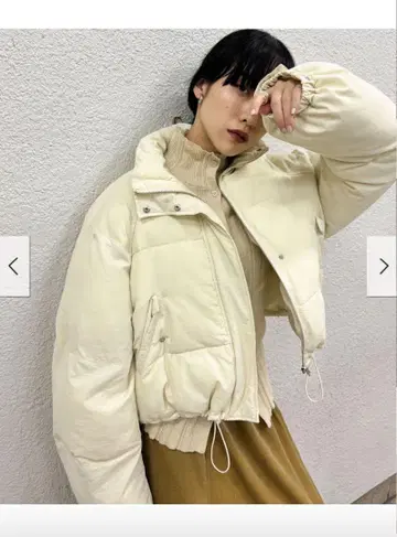 Kbf 숏 패딩 후드 자켓