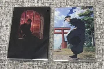 주술회전 세가 럭키 쿠지 여름 기름 잭 아크릴 스탠드 2개 세트