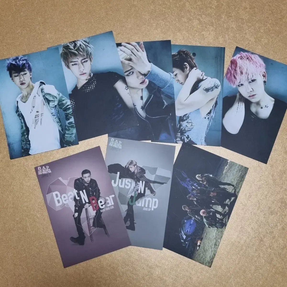 Bae, Jung-yong Bae, Yong-guk Bae, Young-jae Choi, Jong-eop Choi, Jun-hong Jello postcard Poca