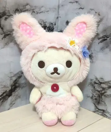 코리락쿠마 모아놓은 봉제 인형 꽃밭의 작은 토끼