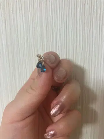 츠츠미 런던 블루 토파즈 k10 귀걸이
