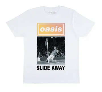 oasis 슬라이드 어웨이 티셔츠 로드리 화이트 S사이즈