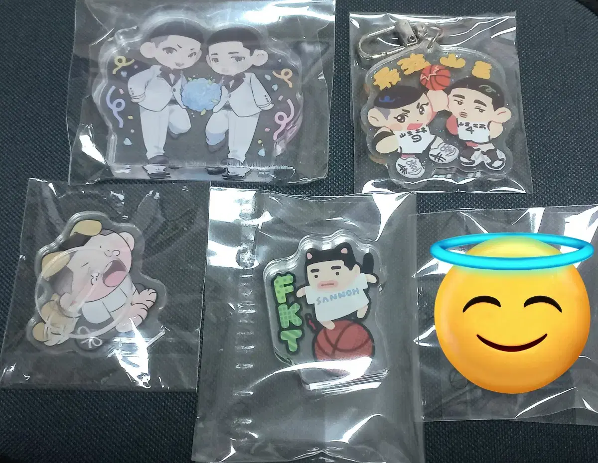 SLAM DUNK Woosung Myung-hun Woo Myung Lee Myung-hun Acrylic keyring Korotto Stand