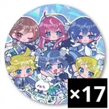 유키 미쿠 2025 랜덤 반짝이 캔뱃지 모음