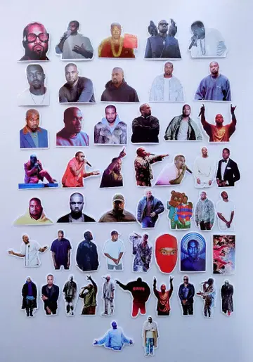 카니예 웨스트 카니예 웨스트 스티커 50장