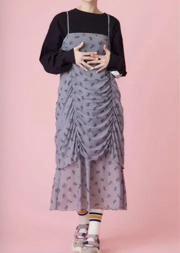 로데오 크라운 미키 시어 원피스 디즈니 미사용 새상품