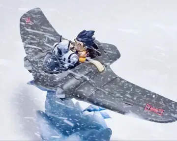 드래곤볼 손오공 레드 리븐 군대 로봇 비행기 피규어