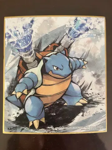 포켓몬 색지 아트 거북왕(카멕스)