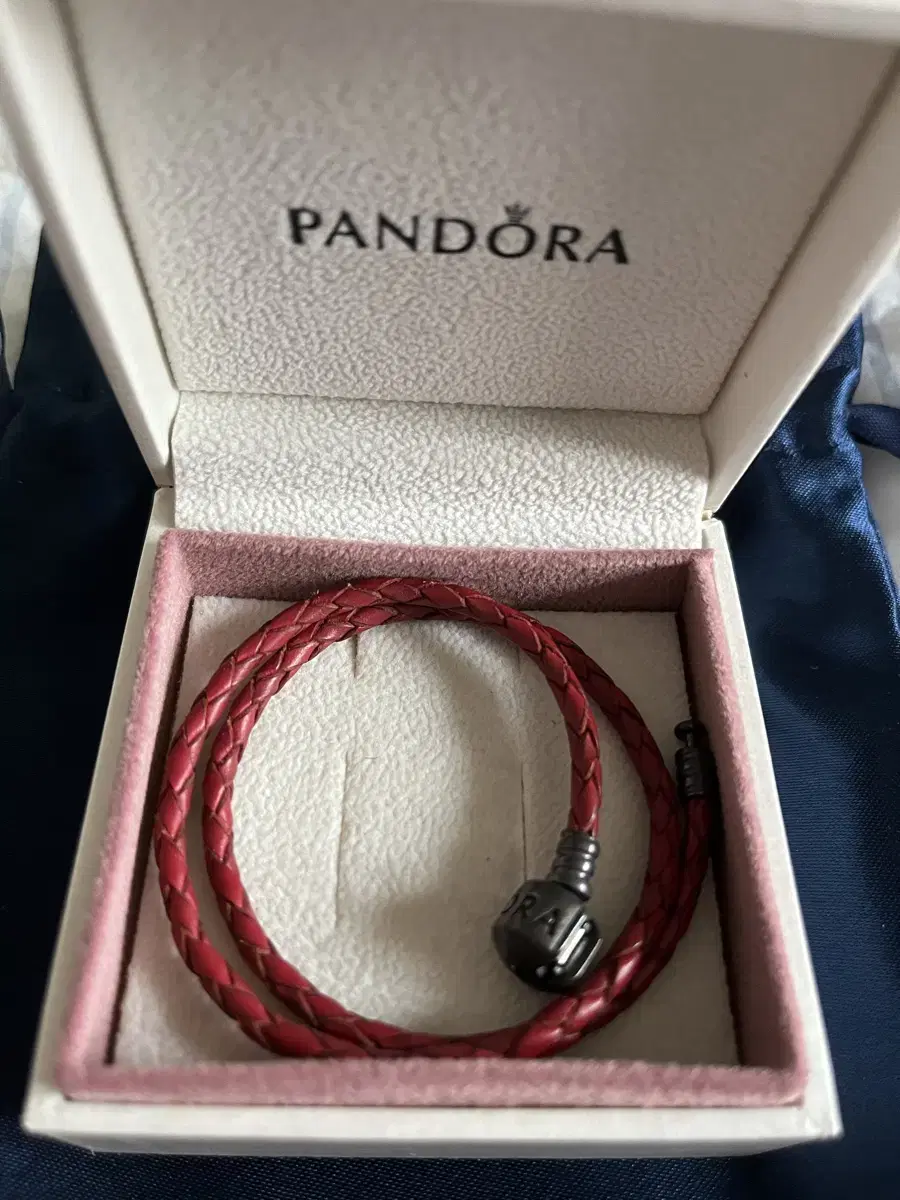Pandora Leather Bracelet Double Strap