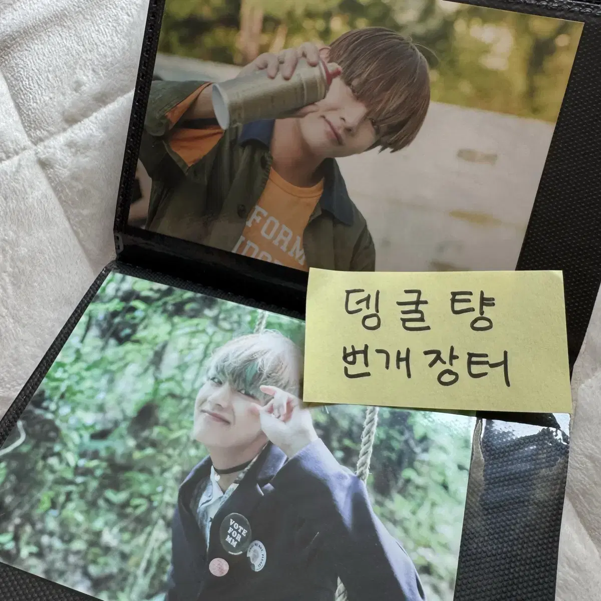 (Fullset)방탄 버터플라이 드림 전시회 뷔 태형 인화사진 라이브포토