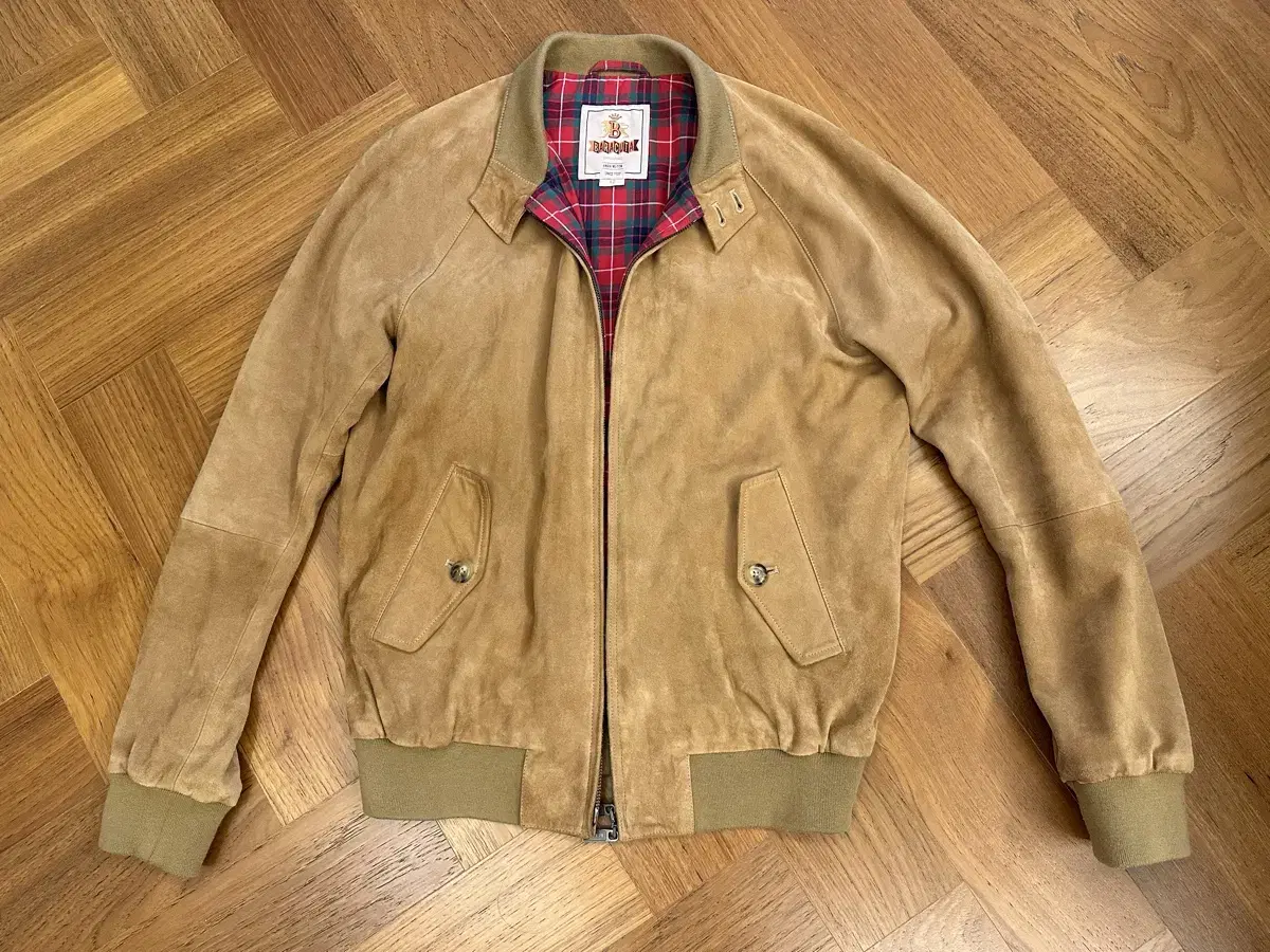 BARACUTA G9 Harrington Suede Jacket 42