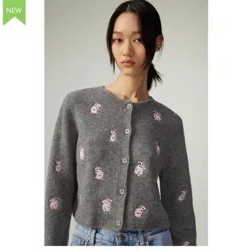 자라 토끼 가디건 토끼