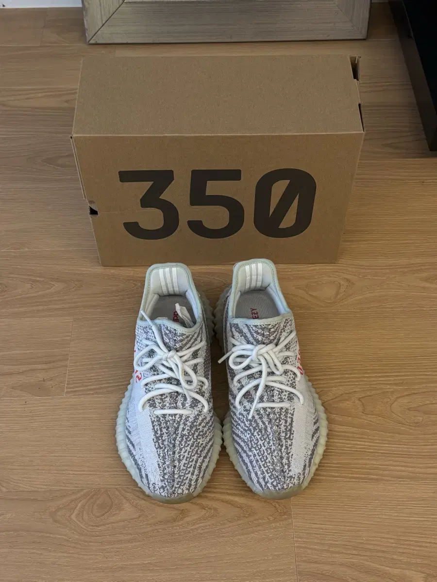 [260] 아디다스 이지부스트 350 v2 블루틴트