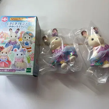 실바니안 패밀리 두근두근 프렌즈 꿈의 마린 쇼콜라 토끼 2마리