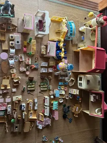 실바니안 패밀리 인형과 가구 세트