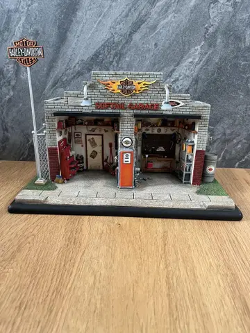 할리데이비슨 소프테일 차고 1/24