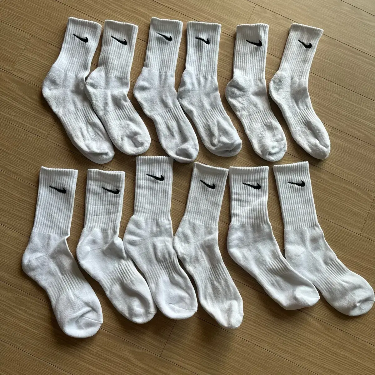 Nike White Socks SX-7664