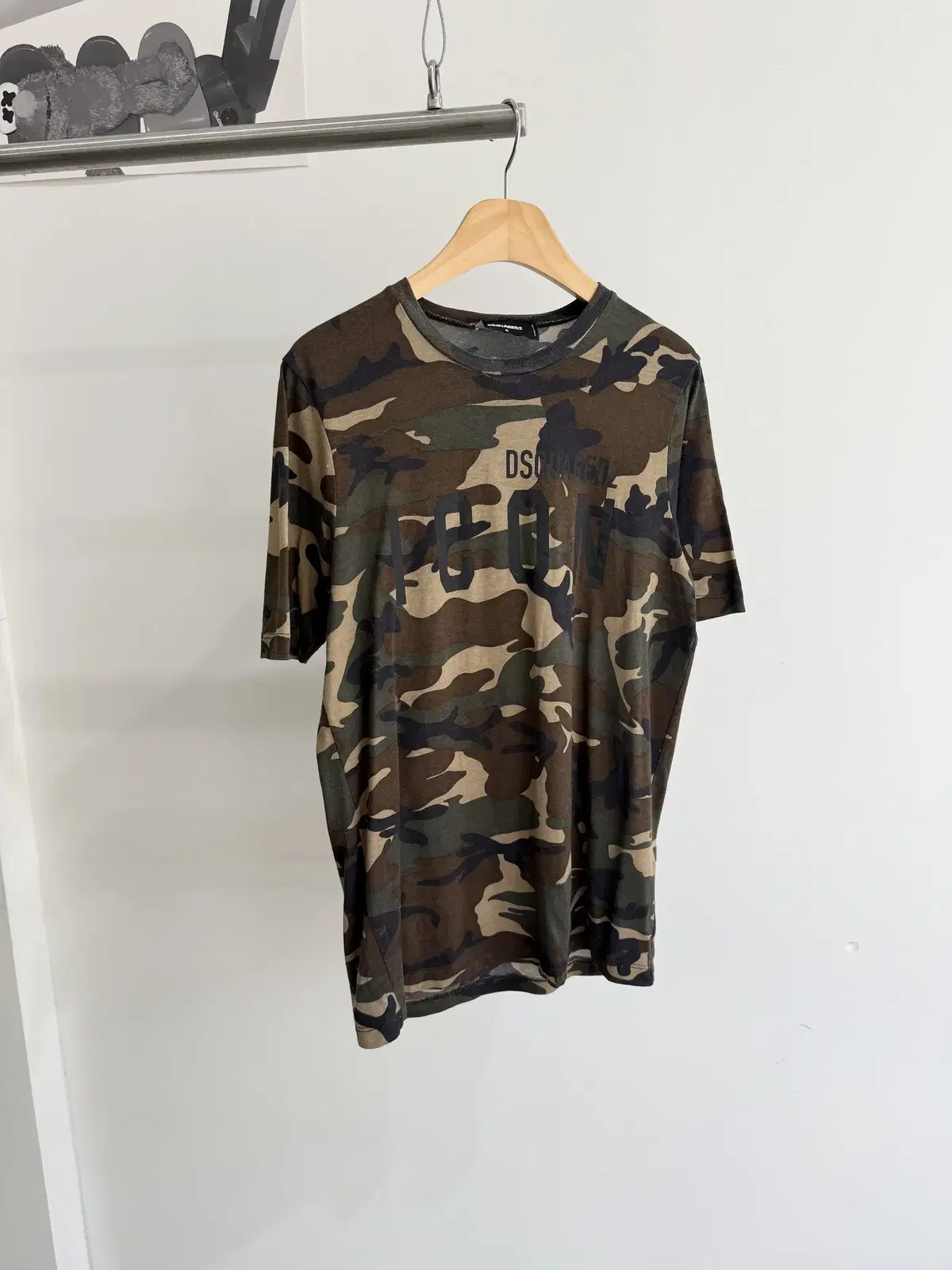 DSQUARED2 Camo Short Sleeve T-shirt (Made in Italy)