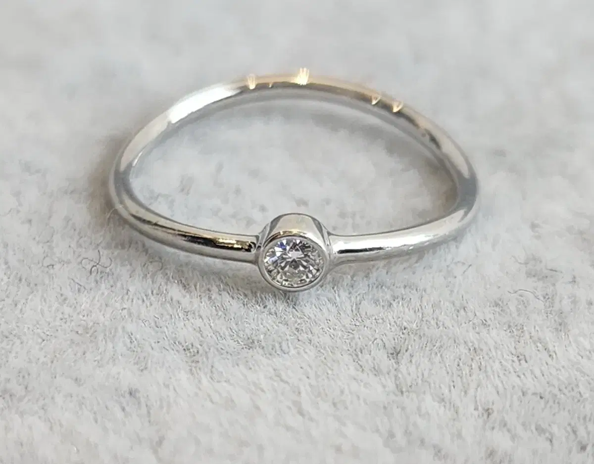 (Genuine) Tiffany & Co. Elsa Peretti Wave Single Row Diamond Ring 9mm (KOR