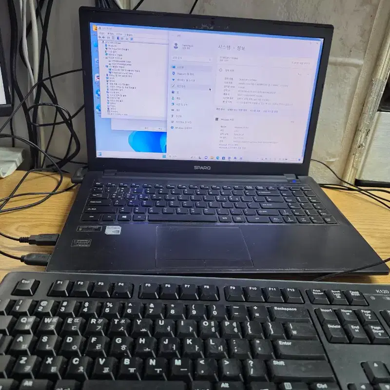 한성노트북i5 4200 8램 SSD120+500하드 내외장글픽