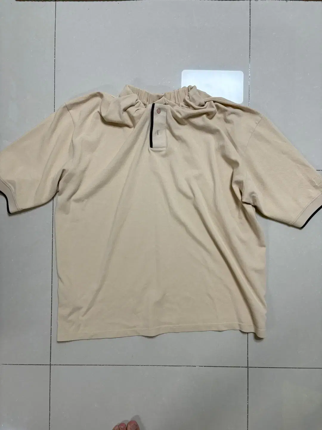 마틴로즈 TUCK NECK S/S 폴로 XL