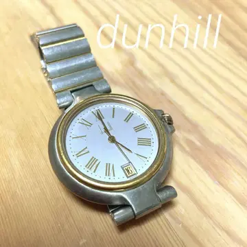 던힐 Dunhill 쿼츠 손목시계 스위스산 실버/골드 남성용