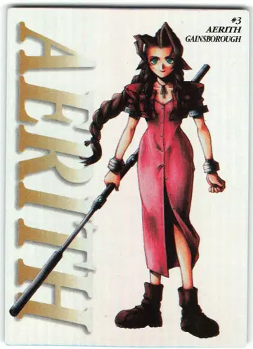 반다이 카드 다스 마스터즈 FF7 에어리스 게인즈부르 3